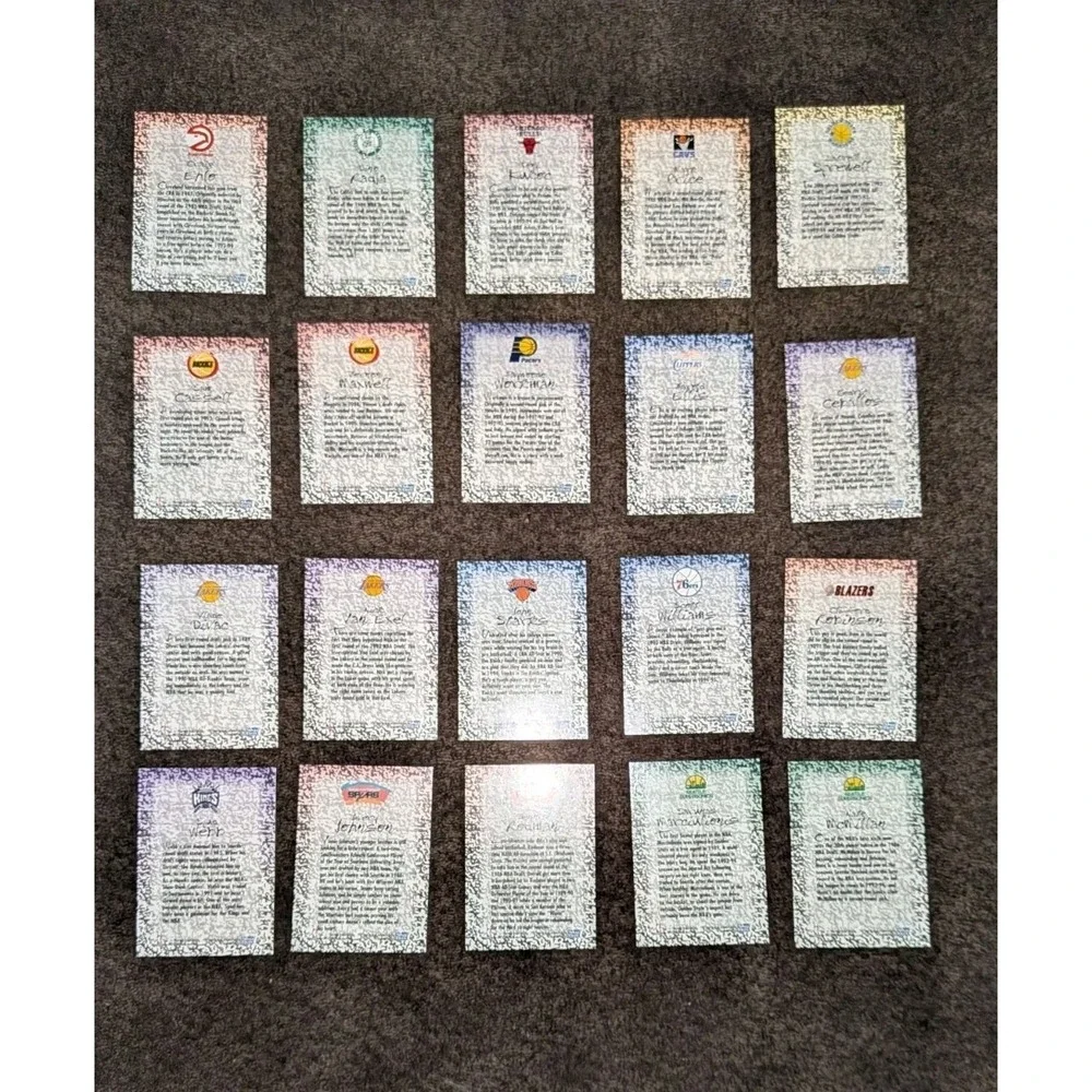 1994-95‎ Gold Mine Series 20 cards complete set NBA Hoops SkyBox near mint/mint